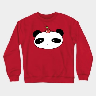 Cherry Panda Face Crewneck Sweatshirt